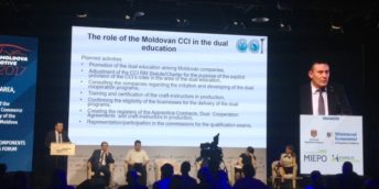 “Rolul Camerei de Comerț și Industrie a Republicii Moldova în învățământul dual” prezentat la Moldova Automotive Days 2017