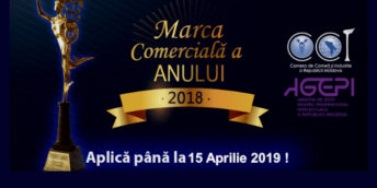 Poți trimite cererea de participare la concursul ”MARCA COMERCIALĂ A ANULUI 2018” până pe 15 aprilie 2019