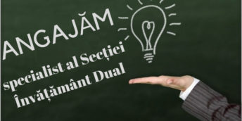 Angajăm specialist al Secției Învățământ Dual