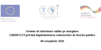 Sesiunea de informare online pe marginea Ghidului privind implementarea contractelor de lucrări publice