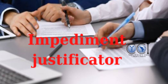 Constatarea situației de impediment justificator și obținerea avizului în relațiile comerciale