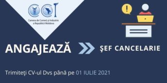 CCI a RM angajează Șef cancelarie