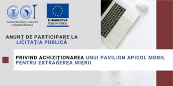 CCI a RM solicită oferte de preț privind achiziționarea unui pavilion apicol mobil pentru extragerea mierii