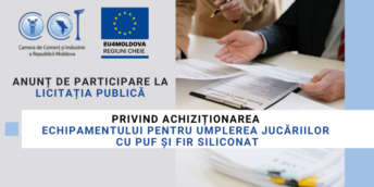 CCI a RM extinde termenul privind achiziționarea echipamentului pentru umplerea jucăriilor cu puf și fir siliconat