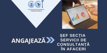 CCI angajează șef Secția Servicii de Consultanță în Afaceri