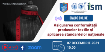 CCI vă invită la dialogul online ”Conformăm produsele textile cu cerințele europene”
