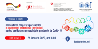 CCI a RM invită operatorii economici și instituțiile de învățământ profesional tehnic să aplice la programul de granturi
