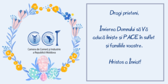 Învierea Domnului să Vă aducă liniște și PACE în suflet și familiile voastre!
