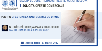 CCI a RM solicită oferte comerciale cu privire la efectuarea unui sondaj