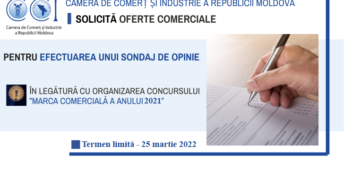 CCI a RM solicită oferte comerciale cu privire la efectuarea unui sondaj