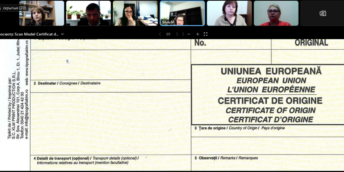 Schimb de experiența în domeniul certificării originii dintre experții CCI din Republica Moldova și România