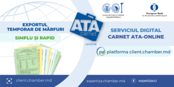 CCI a RM și BERD au lansat un nou serviciu digital: Carnet ATA-online