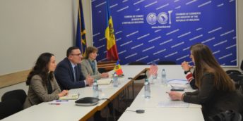 Reprezentanții Departamentului de Comerț al SUA, în vizită de lucru la CCI a RM