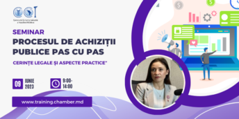 Seminar ”Procesul de achiziții publice pas cu pas”