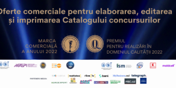 CCI a RM solicită repetat oferte comerciale pentru elaborarea, editarea și imprimarea Catalogului concursurilor “Marca Comercială a Anului” și “Premiul pentru Realizări în Domeniul Calității”