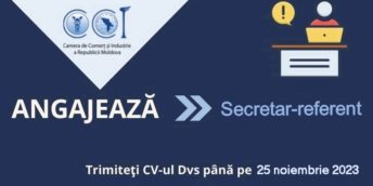 Anunț de angajare!