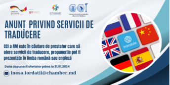 Anunț privind servicii de traducere!