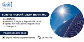 CCI a RM invită antreprenorii la discuții privind problemele legate de statutul producătorului eligibil mic
