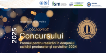 Concursul ”PREMIUL ÎN DOMENIUL CALITĂȚII 2024”- aplică până pe 28 martie 2025