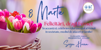 Mesajul de felicitare cu ocazia zilei de 8 Martie!